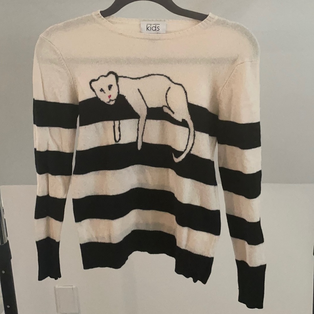 Striped cashmere sweater